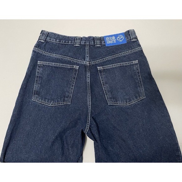 Big Boy Jeans Polar Skate Co. Baggy Blue Skater Jeans Y2K - Picture 3 of 9